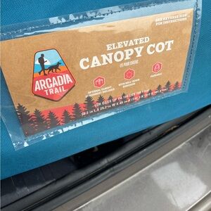 Arcadia Trail Elevated Canopy Cot